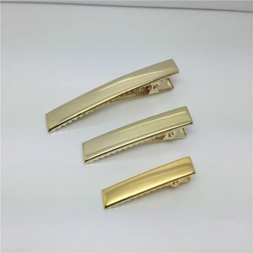 100pcs High Quality Gold color Clip, Duckbill Clips, DIY Headwear Accessories 3 Sizes Available