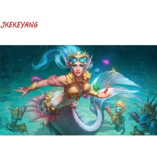 5D DIY square/round Diamond Painting Mermaid Cross Stitch Diamond Embroidery Pattern Rhinestone J1447