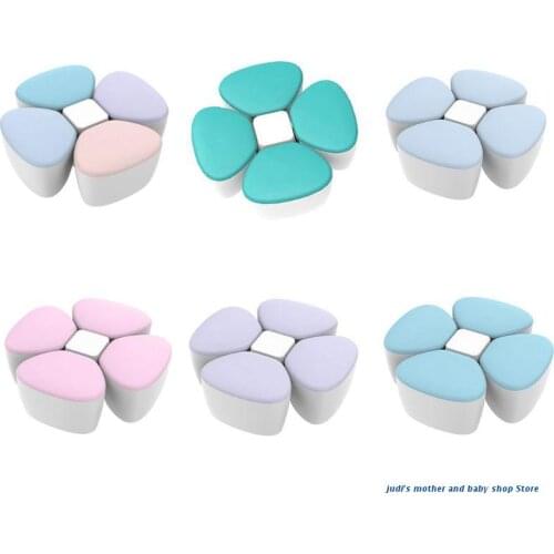 67JC Baby Milk Powder Formula Dispenser Container Children Portable PP Case for Four-Trellis Storage Flower Shaped Sealed Feed