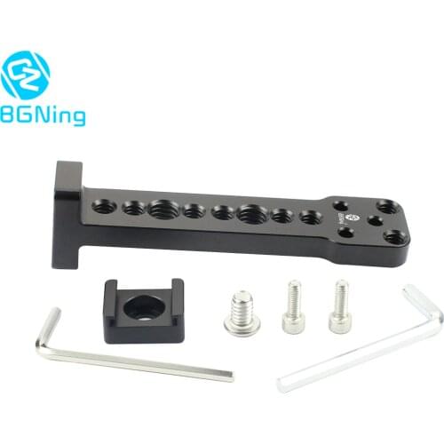 Aluminium Handheld Gimbal Extension Mounting Plate Bracket Quick Release for Mic Monitor Arm Adapter for DJI Ronin S Stabilizer