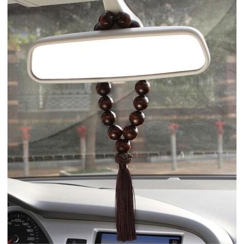 Car wood bead pendant decoration for Honda CRV Accord Odeysey Crosstour FIT Jazz City Civic JADE Crider Spirior Ciimo Elysion