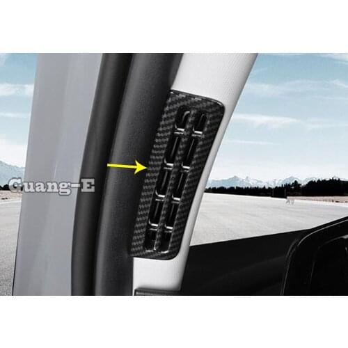 Car Styling Front Air Conditioning Outlet Vent Garnish Cover Frame Trim Parts Hoods 2pcs For Hyundai Elantra Avante 2021 2022