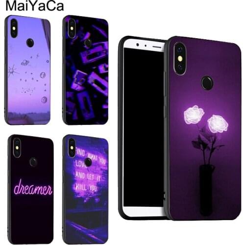 Purple Aesthetic For POCO X3 F2 Case For Redmi Note 9 Pro 8 7 8T 9S 9A 9C For Mi Note 10 Lite 9T A3 Coque