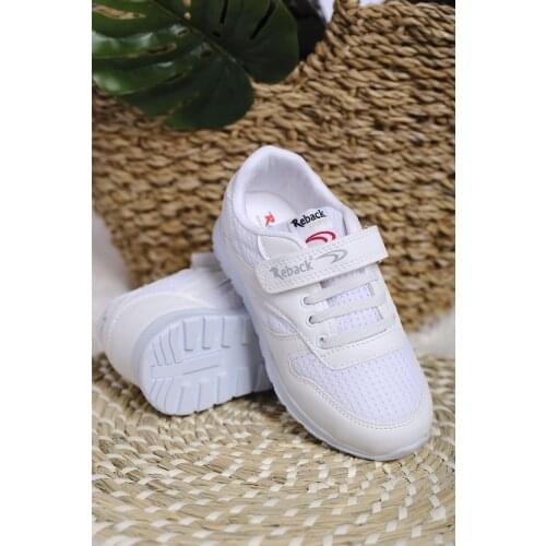 Rb Reilly Velcro Fishnet Detailed Thick Outsole Child Sneaker