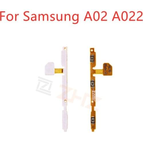 For Samsung Galaxy A022 A02 Power Volume Side Key Button Flex Cable ON OFF Switch Flex Cable Replacement Repair Parts Test QC