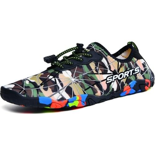 Men Women Aqua Shoes Water Sneakers Quick Dry Swimming Footwear Unisex Outdoor Breathable Upstream Beach Shoes