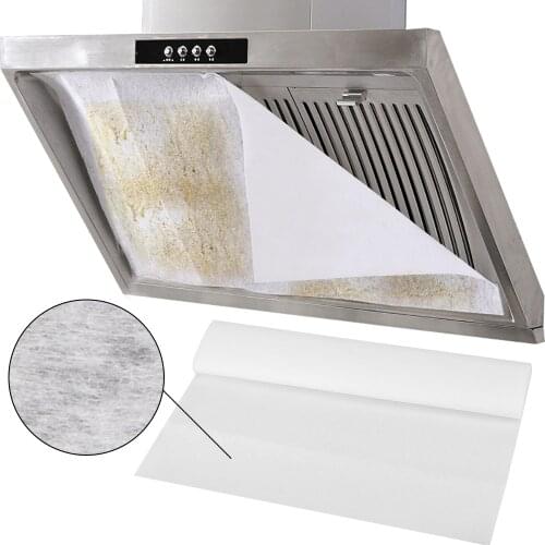 Kitchen Oil Filter Paper Range Hood Oil-Absorbing Paper Oil-Proof Sticker Anti Oil Cotton Filters
