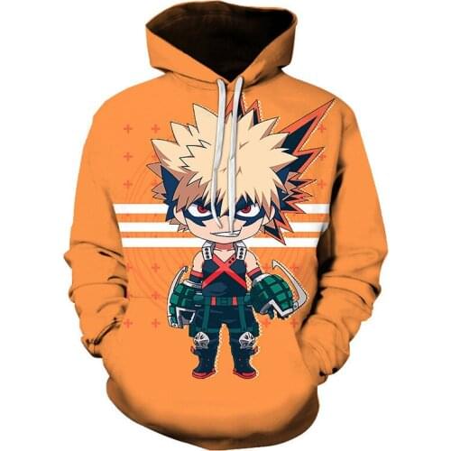 Anime My Hero Academia Cosplay Jacket Sweater T-shirt Casual Printing Pattern Hoodie Fashion Women Halloween Costumes Men