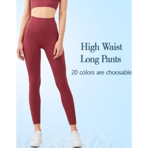 High Waist Leggings With Pocket Outdoor Fitness Jogging Soft Gym Clothing Multicolor Comfortable Sportwear Women Long Pants