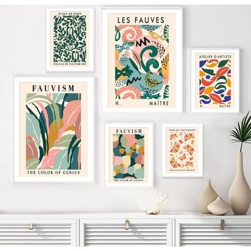Fauvism Flower Market Strelitzia Matisse Wall Art Canvas Painting Nordic Posters And Prints Wall Pictures For Living Room Decor
