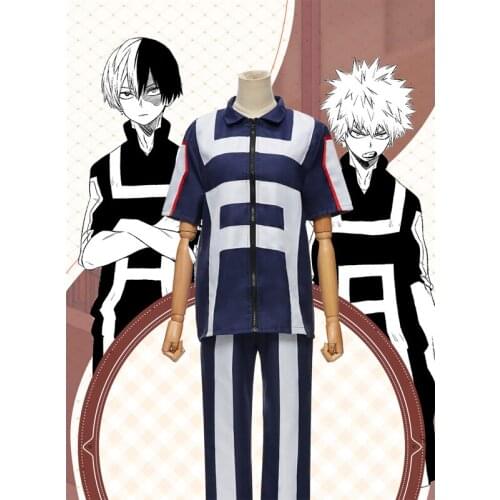 My Hero Academia Todoroki Shouto Uniform Cosplay Costume For Men Boku No Deku Costume Version II For Halloween Party Performance