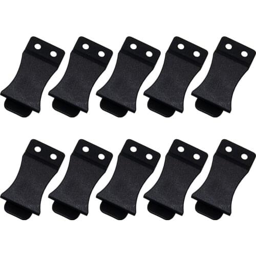 Pack of 10 DIY Kydex Knife Sheath Gun Holster Quick Clips For 1.5" Belts - Flush Mount w/holes and screws Fits IWB Applications
