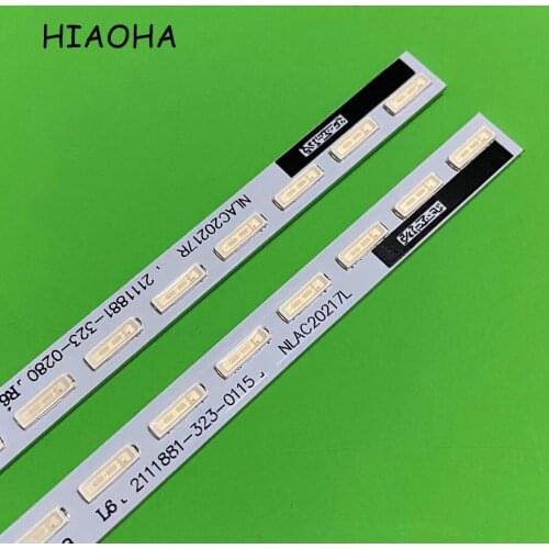 2pcs/Lot New LED Backlight Strip 36Lamp 340mm For Sony 55" TV KDL-55W900A KDL-55W905A R L 61 P61.P8302G001 NLAC20217L NLAC20217R