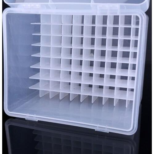 80 Slot Plastic Carrying Marker Case Holder Storage Organizer Box for Paint Sketch Markers-Fits for Markers Pen from 15mm to