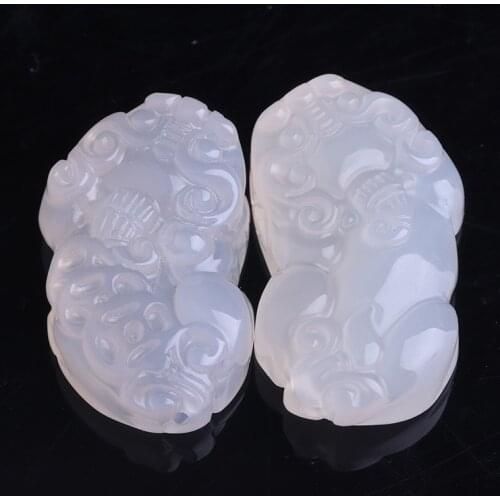 Genuine Natural Jade Pixiu Pendant Women Mens Fashion Charm Jewellery Chalcedony Amulet Gifts Jades Stone Accessories Jewelry