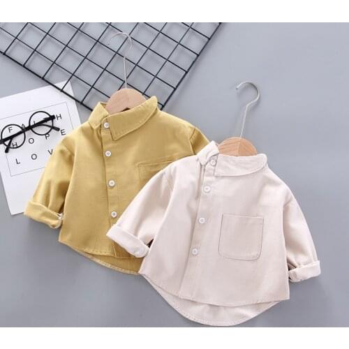 Kids boys shirt 1-3 years boys Toddler kids baby boys cotton top shirt casual top clothes cool