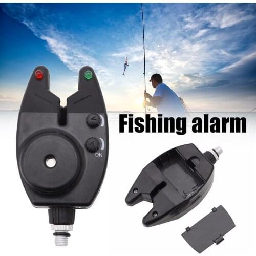 Fishing Fish Bite Alarm Electronic Buzzer on Fishing Battery Rod Loud Night Alert Siren Daytime With with Indicator Indicat R7G0