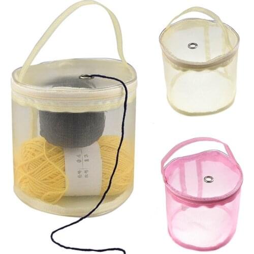 Sewing Accessories Portable Yarn Mesh Bag Thread Storage Case DIY Hand-Knitted Tool Yarn Crochet Yarn Storage Organizer