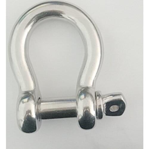 Stainless Steel Bow Shackle Screw Pin Joint Connect Key Chain Hook Anchor