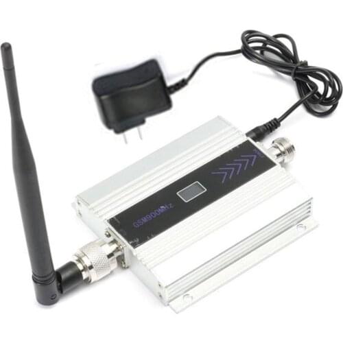 GSM 900MHz Cell Phone Signal Booster Repeater Mobile Signal Amplifier with Indoor Whip Antenna Kit for Home Office Basement Ware