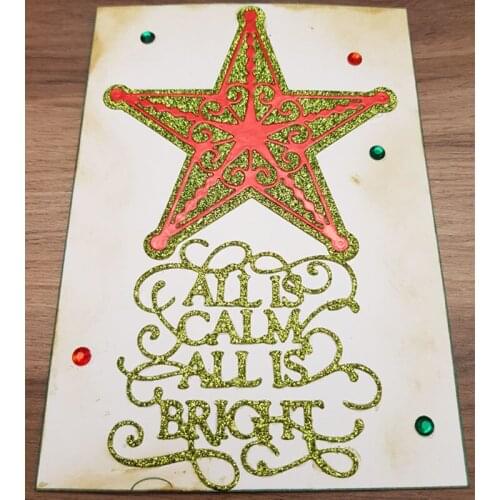 Cutting dies Swirly Sentiment Scrapbook Cardmaking Paper craft DIY Stencil Surprise Creation Metal dies