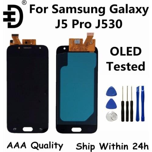 OLED LCD Screen For Samsung Galaxy J5 2017 J530 LCD Display Touch Screen Digitizer For SAMSUNG J5 Pro 2017 J530F SM-J530 Display