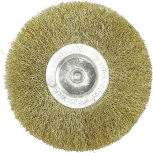 1Pc 100mm Steel Wire Brushes Polishing Wheel Brush for Tools Mini Brushed Burr Welding Metal Surface Pretreatment Grinding