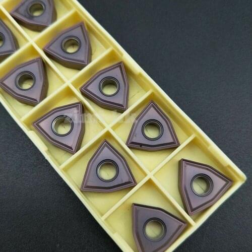 10pcs WNMG080404-MS LF6018 / WNMG431-MS LF6018 Carbide nc blades high quality Turning Lathe Inserts CNC machine tool
