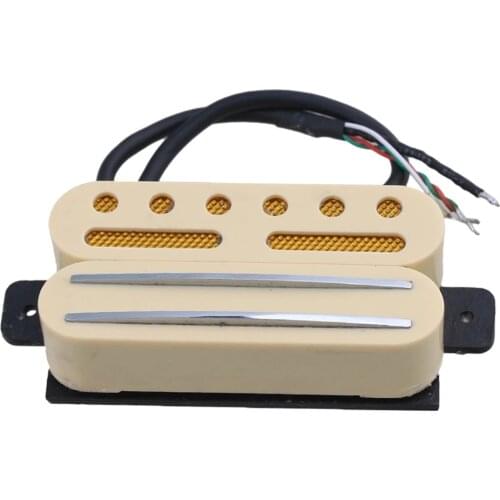 87x37x19mm Alnico Magnet Dual Rail Humbucker Pickup for Electric Guitar