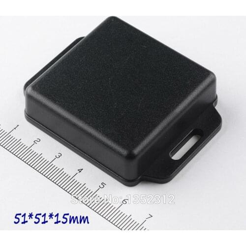 Free shipping 5 pcs/lot 51*51*15mm wall mount plastic box project electronic box waterproof junction box small DIY control box