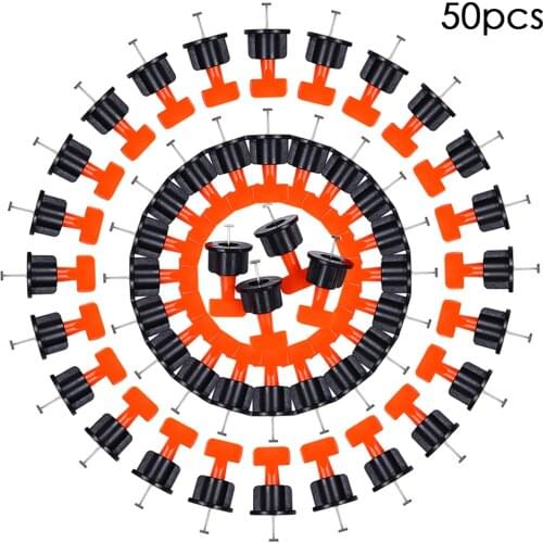 BZ1157 50Pcs/Set Level Wedges Tile Spacers For Flooring Wall Reusable Tile Leveling System Kit Tile Leveler Locator