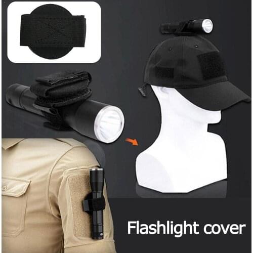 Flashlight Cover Tactical Big Molle Flashlight Holder Torch Protect Clip Pouch Holster Useful with Flashlight LED A5I4