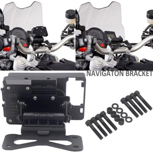 Motorcycle GPS Phone Mount Stand Holder Front Navigaton Bracket Wireless Charging Compatible For 990 ADV 990 Adventure 2006-2011