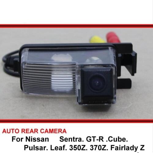 For Nissan GT-R Cube Pulsar Leaf 350Z 370Z Fairlady Z Car Rear View Camera HD CCD Reversing Camera Car Back up Camera