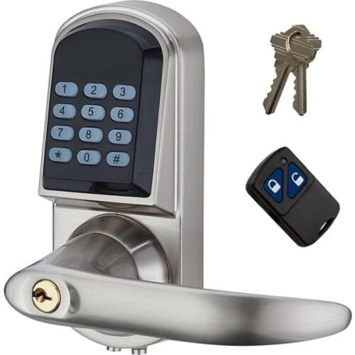 Smart Bluetooth Door Lock Easy Install Access Control Digital Keypad Password RFID Lock Remote Control For Home Apartment Office