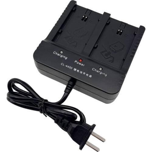 CL-4400 Dual Charger for Hi-target V30 F61 V50 F66 H32 BL-5000 BL-4400 Batteries Charging