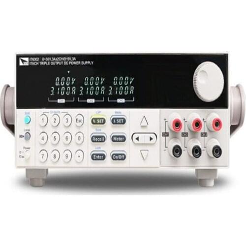 ITECH IT6332L three-channel programmable DC power supply Load power Power 32V6A 32V6A 5V3A