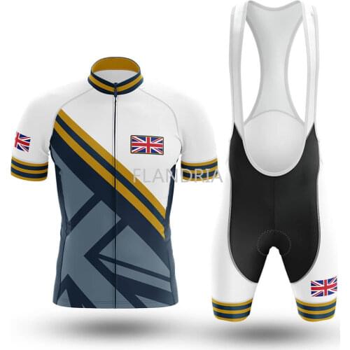 UK Pro Cycling Jersey Set Summer Cycling Wear Mountain Bike Clothes Bicycle Clothing MTB Bike Cycling Clothing Cycling Suit
