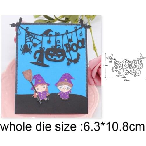 2020 new metal dies Halloween Decorations Cutting Dies Stencils for DIY Scrapbooking dies Embossing Paper Card Making Craft dies