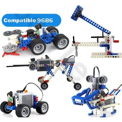 NEW MOC 9686 spare parts domestic technology building block mechanical teaching aid set motor battery box Fit For MOC EV3