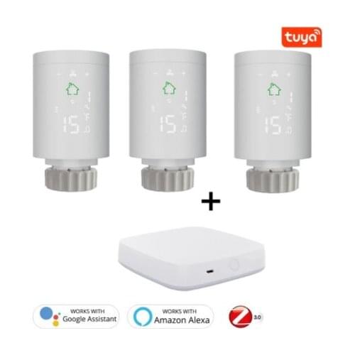 Smart Home Zigbee 3.0 New Radiator Actuator Smart Programmable Thermostat (TRV)