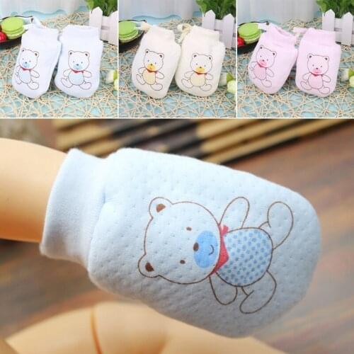 Lovely Baby Infant Boys Girls Anti Scratch Mittens Soft Newborn Gloves Gifts Baby Glove