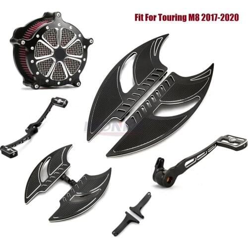 Rider Passenger Floorboards Foot boards Shifter Levers Brake Arm sets Air Cleaner filter Fit For harley 2017-2020 street glide s