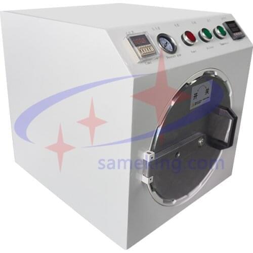 Sameking middle size defoaming machine for iphone screen to remove bubble for ipad screen not over 9.7 inches