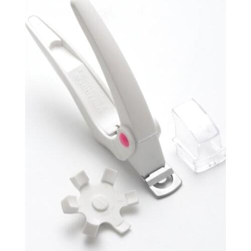 White Flat Cut U-shaped Nail Clippers Cutter French False Nails Tips Edge Cutters Phototherapy Nail Scissors Manicure Tool