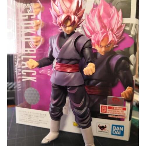 IN STOCK Original SHF DBZ SSJ God Rose Zamasu Goku PVC Toys Model Figurals Brinquedos Action Figure Anime