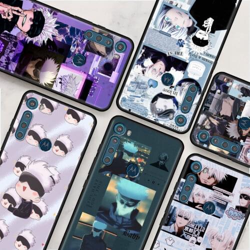 Japan Jujutsu Kaisen anime Phone Case For Motorola Moto G8 G9 G10 G30Power Lite E6 E6S G6 G4 Play G5 One Fusion Silicone Cover