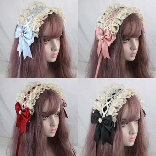 1pcs Creative Lolita Hair Band Girl Hair Accessories Daily Head Decoration Cosplay Prop for Women Girl Christmas Gift