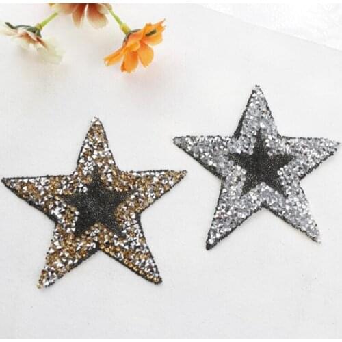 Star series rhinestone applique patches strass motifs crystal stones appliques iron patch