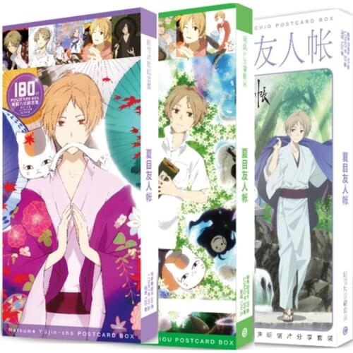Anime natsume yuujinchou Postcard toy natsume Magic Paper Postcard Collection Card toys gifts